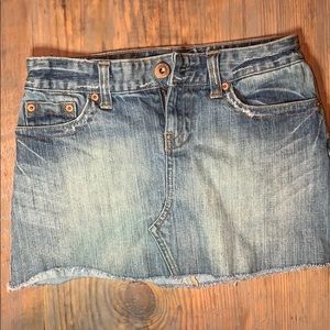 American Eagle frayed edge skirt